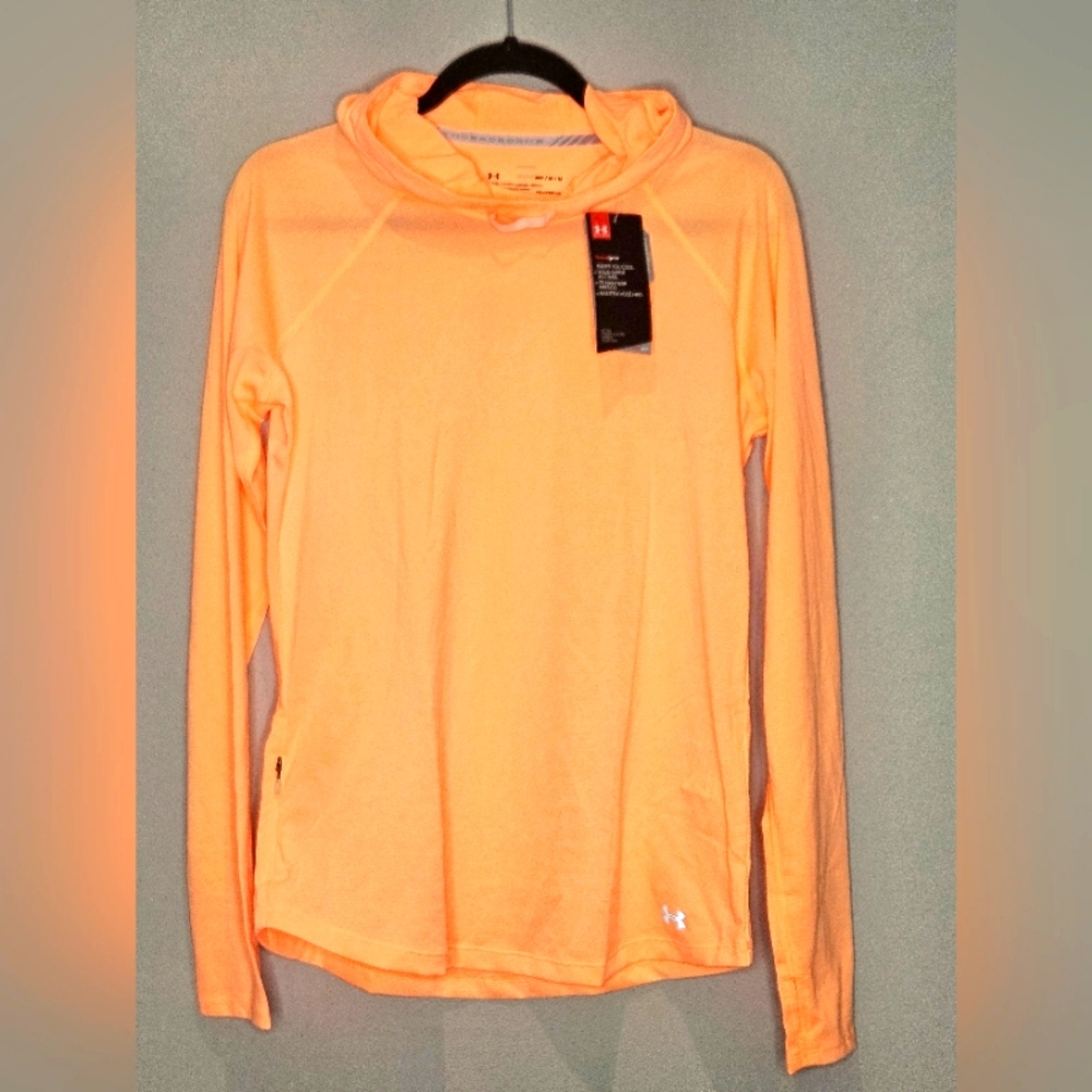 Under Armour Women's Orange Hoodie Top